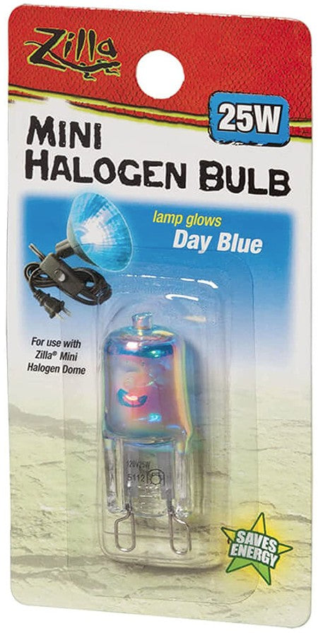 25 watt Zilla Mini Halogen Bulb Day Blue