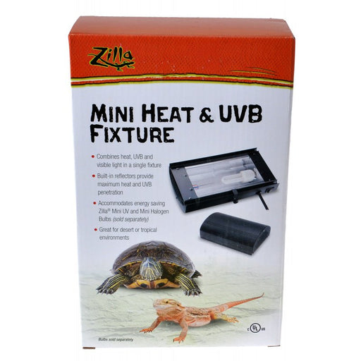 1 count Zilla Mini Heat and UVB Reptile Fixture