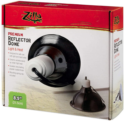 150 watt Zilla Premium Reflector Dome Provides Light and Heat for Reptiles