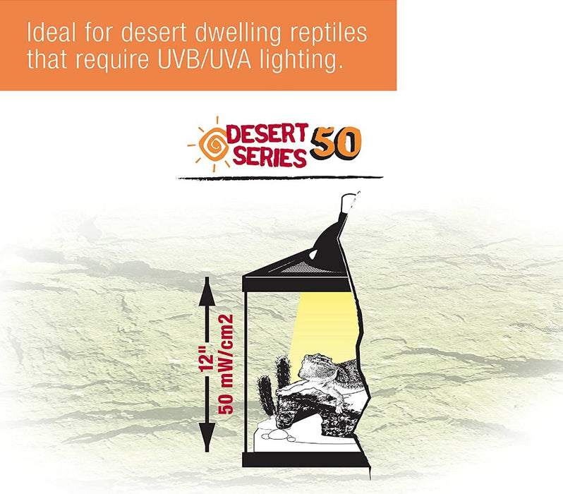 18" - 15 watt Zilla Desert Series 50 T8 Fluorescent Reptile Bulb with UVB