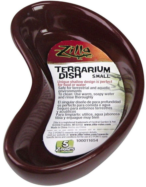 Small - 1 count Zilla Terrarium Dish for Food or Water