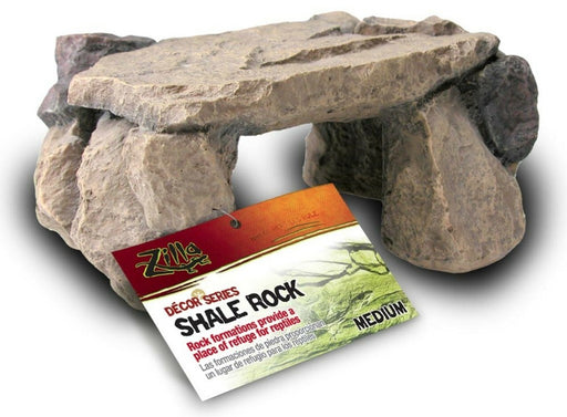 1 count Zilla Shale Rock Den for Reptile Terrariums
