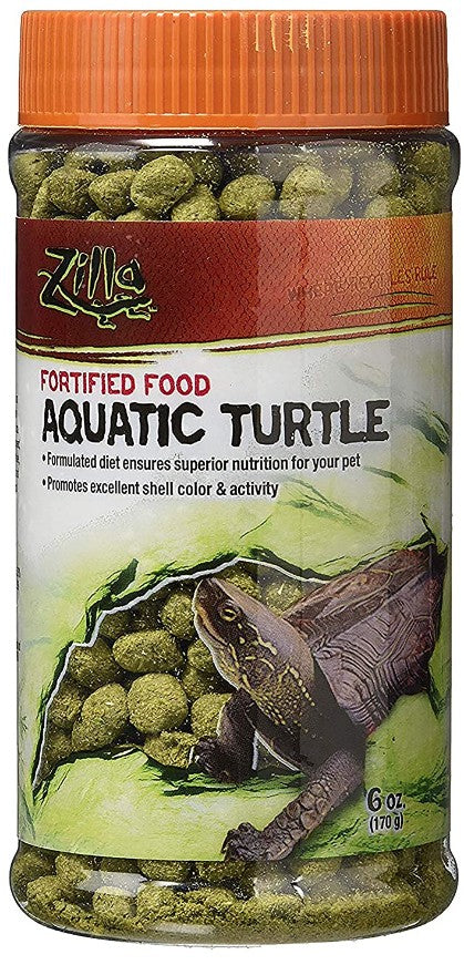 6 oz Zilla Fortified Food for Aquatic Turtles