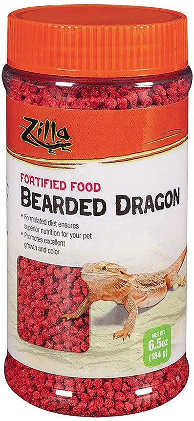 39 oz (6 x 6.5 oz) Zilla Fortified Food for Bearded Dragons