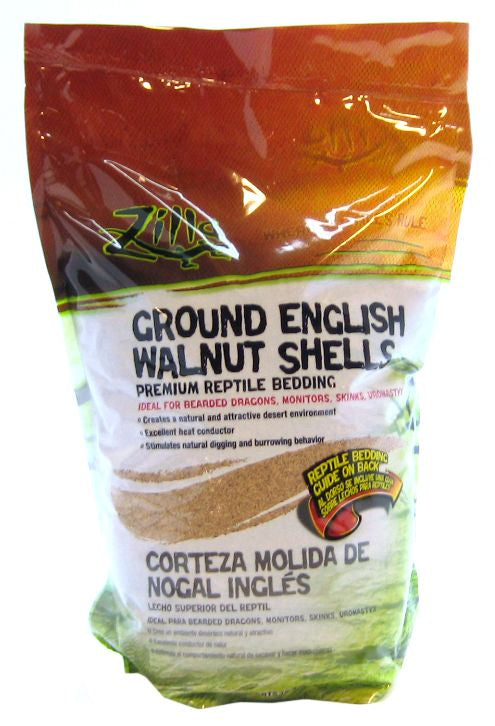 5 quart Zilla Desert Blend Ground English Walnut Shells Reptile Substrate
