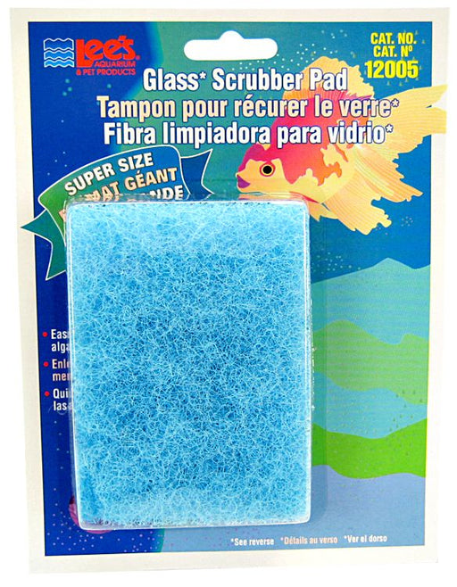 1 count Lees Glass Scrubber Pad Super Size