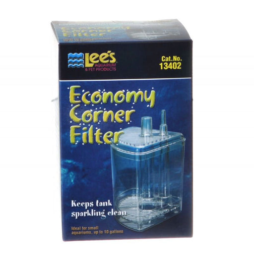 1 count Lees Economy Corner Filter for Small Aquariums