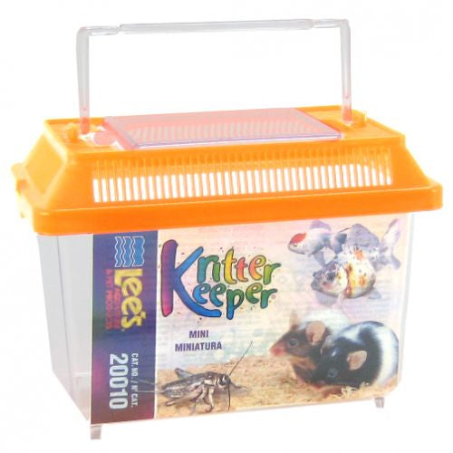 6 count Lees Kritter Keeper Mini for Small Pets, Crickets, or Fish