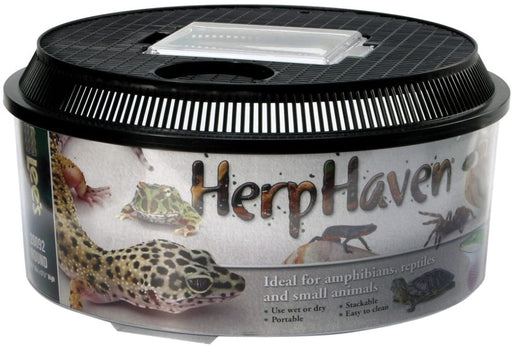 1 count Lees HerpHaven Round Terrarium for Amphibians, Reptiles, and Small Animals