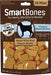 128 count (8 x 16 ct) SmartBones Rawhide Free Peanut Butter Bones Mini