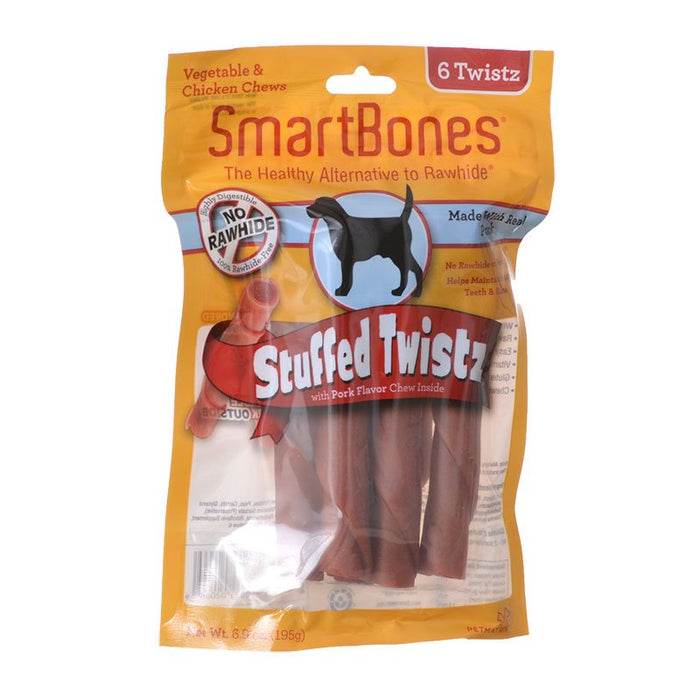6 count SmartBones Stuffed Twistz with Real Pork