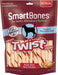 50 count SmartBones Vegetable and Chicken Smart Twist Sticks Rawhide Free Dog Chew