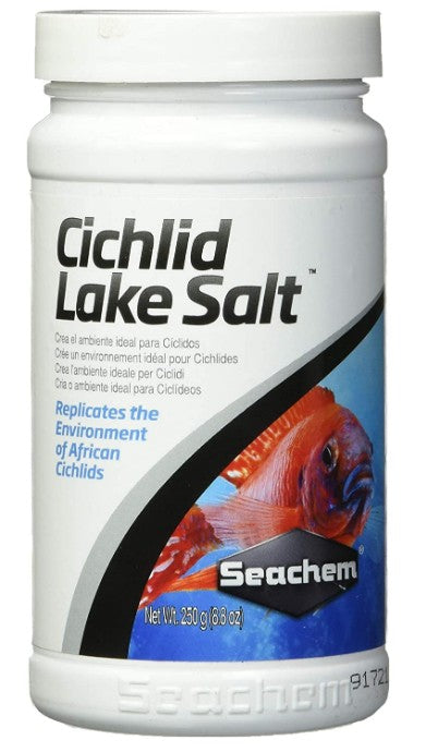 250 gram Seachem Cichlid Lake Salt Replicates the Environment of African Cichlids for Aquariums