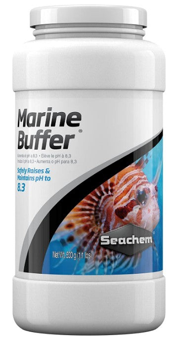 500 gram Seachem Marine Buffer Safely Raises and Maintains pH to 8.3 in Aquariums