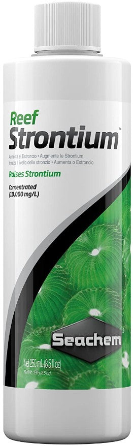 8.5 oz Seachem Reef Strontium Raises Strontium for Aquariums