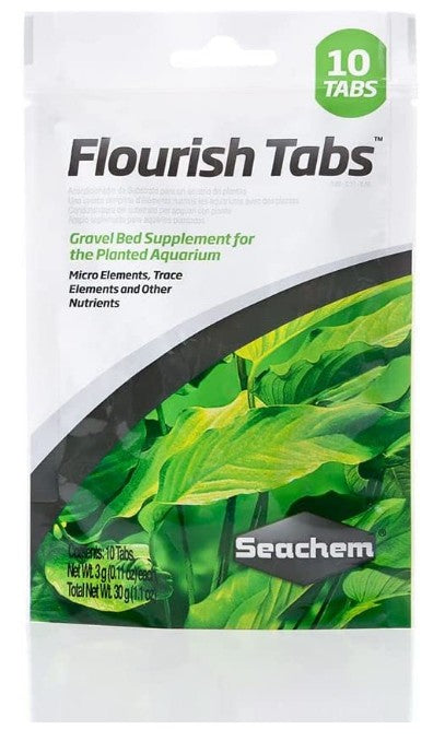 10 count Seachem Flourish Tabs Gravel Bed Supplement for Planted Aquariums