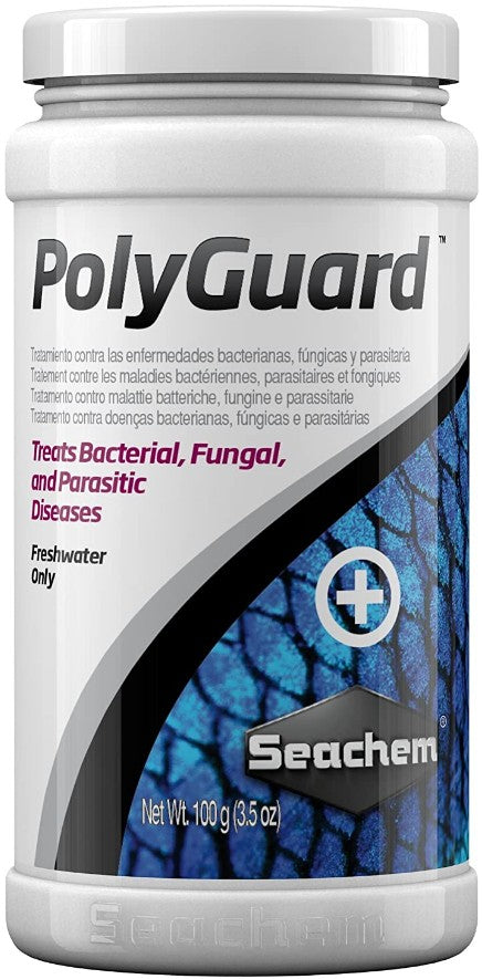 3.5 oz Seachem PolyGuard Treat Bacterial, Fungal, and Parasitic Diseases for Freshwater Aquariums