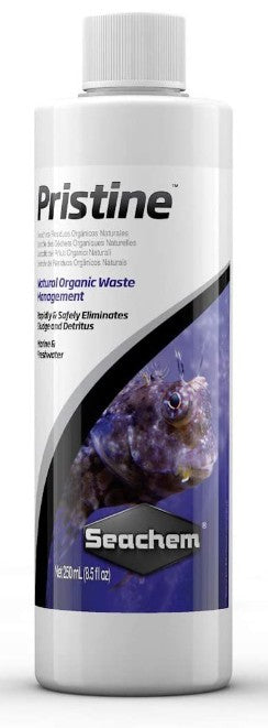 250 mL Seachem Pristine Natural Organic Waste Managment Eliminates Sludge and Detritus in Aquariums