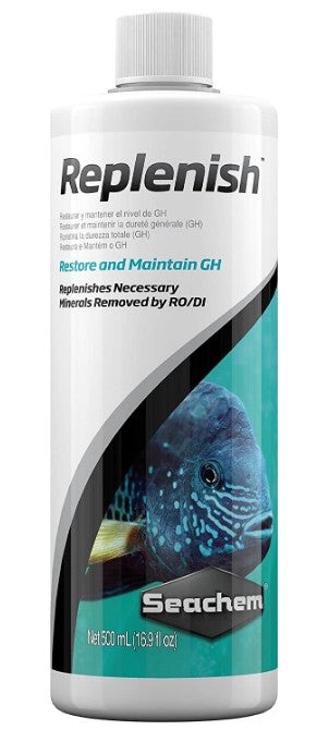 500 mL Seachem Replenish Restores and Maintains GH in Aquariums