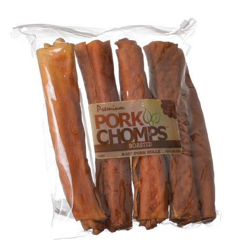 5 count Pork Chomps Premium Porkhide Rolls