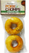 6 count (3 x 2 ct) Pork Chomps Roasted Donuts 3" Dog Treat