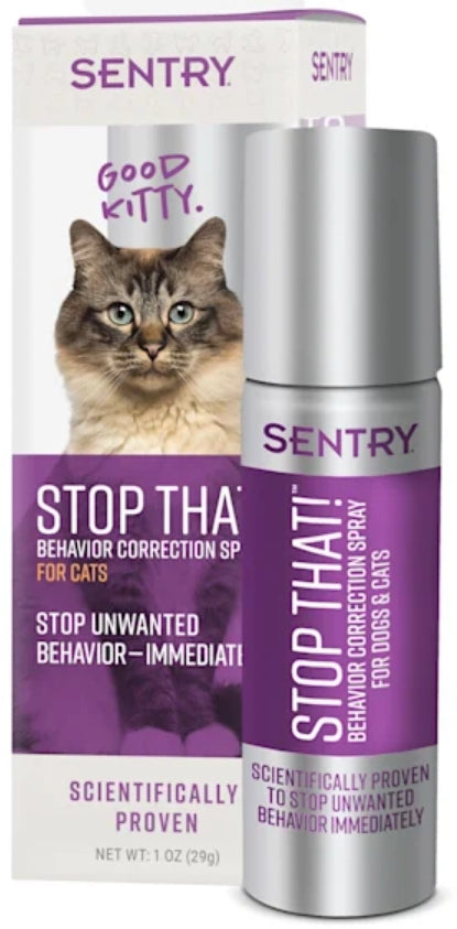 1 oz Sentry Stop That! Behavior Correction Spray for Cats