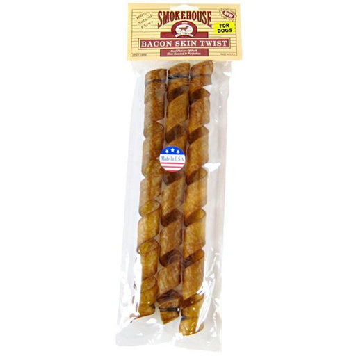 3 count Smokehouse Bacon Skin Twists Large