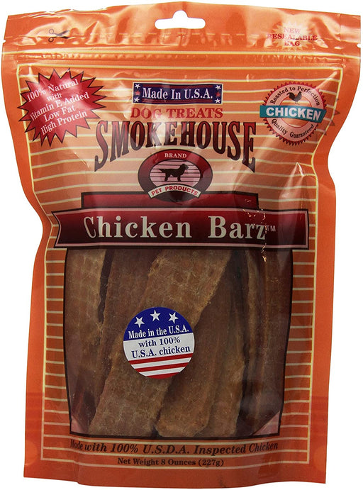 8 oz Smokehouse Chicken Barz Dog Treats