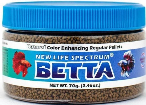 70 gram New Life Spectrum Betta Food Regular Floating Pellets