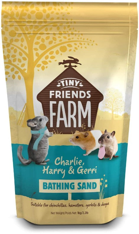 2.2 lb Supreme Pet Foods Tiny Friends Farm Charlie, Harry & Gerri Bathing Sand