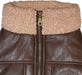 Small - 1 count Fashion Pet Brown Bomber Dog Jacket