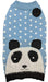 XX-Small - 1 count Fashion Pet Panda Dog Sweater Blue