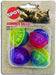 48 count (12 x 4 ct) Spot Shimmer Balls Cat Toy