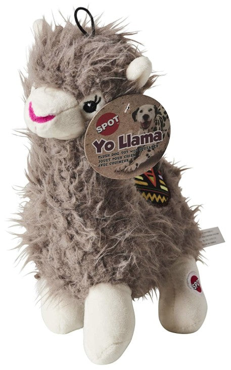 3 count Spot Yo Llama Plush Dog Toy Assorted Colors