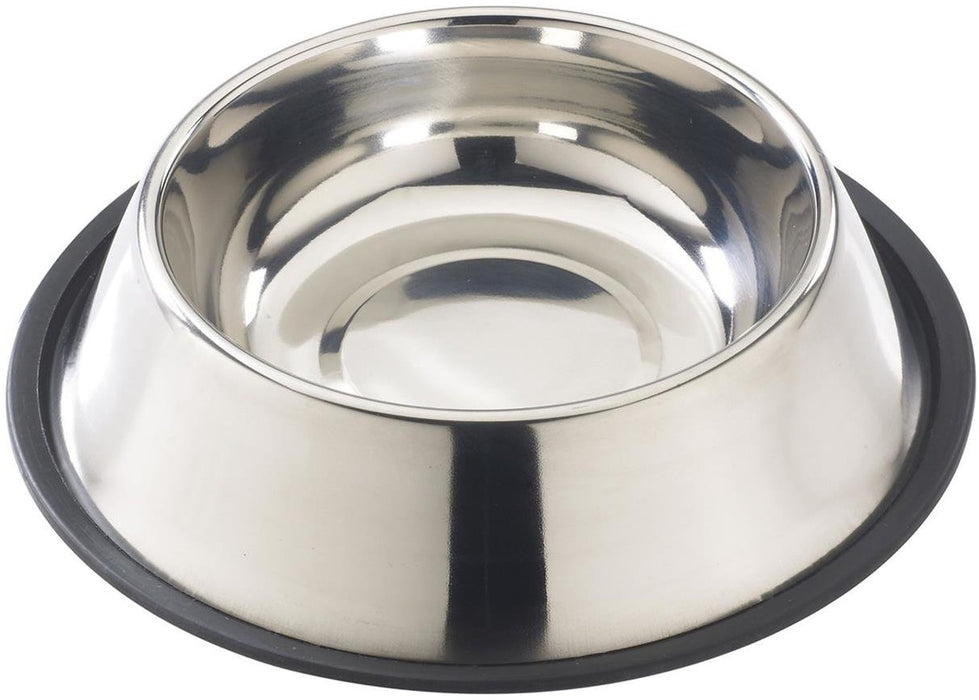 16 oz - 1 count Spot Diner Time Stainless Steel No Tip Pet Dish