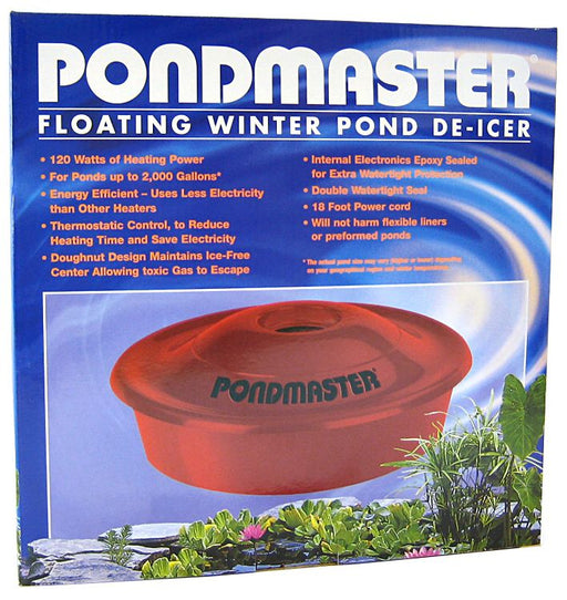 1 count Pondmaster Floating Winter Pond De-Icer 120 Watt