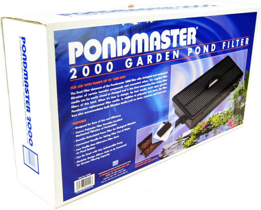 2000 gallon Pondmaster 2000 Garden Pond Filter Box