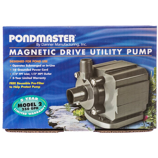 250 GPH Pondmaster Pond Mag Magnetic Drive Water Pump