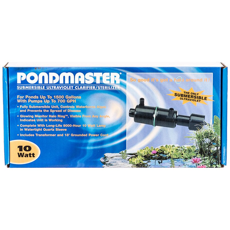 10 watt Pondmaster Submersible Ultraviolet Clarifier Algae Sterilizer