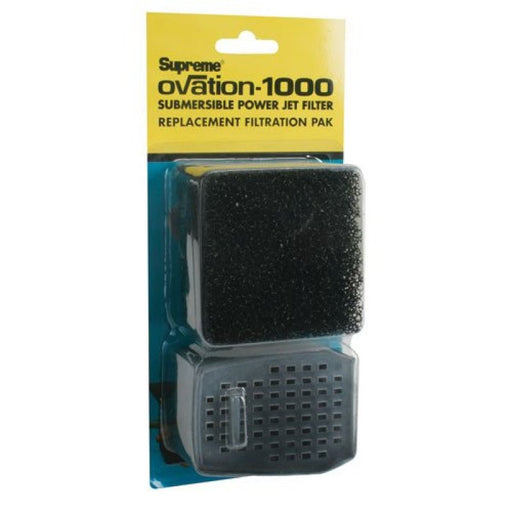 1 count Supreme Ovation Replacement Filter Media Filter Sponge and Carbon Cartridge