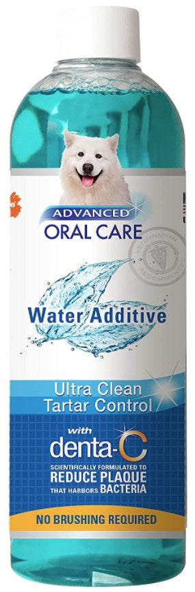 16 oz Nylabone Advanced Oral Care Water Additive Ultra Clean Tartar Control for Dogs
