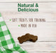 6 oz Nylabone Natural Healthy Edibles Beef and Cheese Chewy Bites Dog Treats