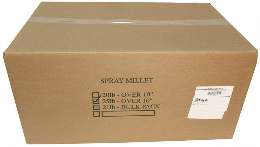 25 lb Sunseed Golden Millet Spray Natural Bird Treat