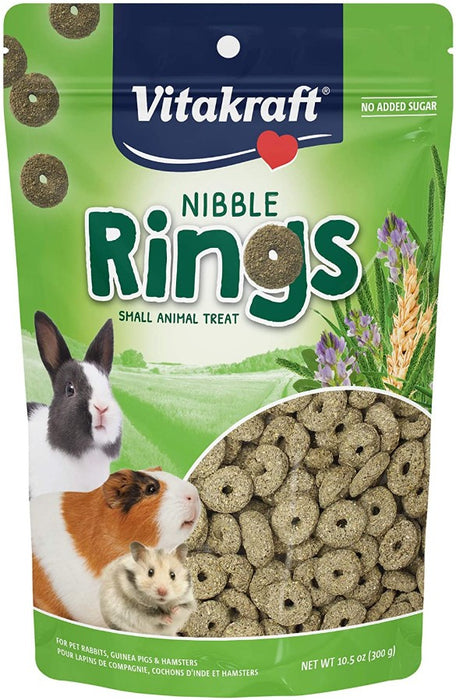 10.5 oz VitaKraft Nibble Rings Small Animal Treats