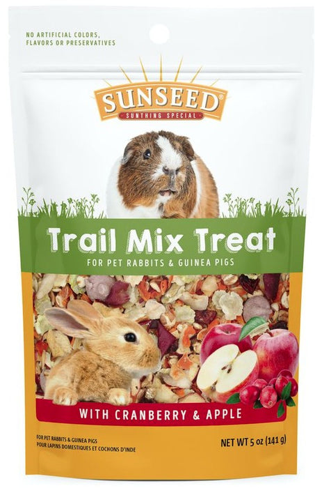 5 oz Sunseed Trail Mix Treat with Cranberry and Apple for Rabbits and Guinea Pigs