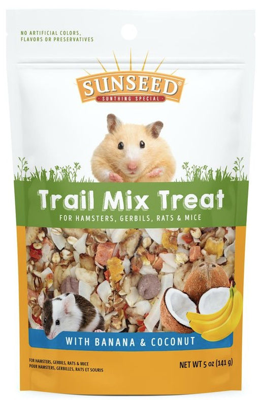 5 oz Sunseed Trail Mix Treat with Banana and Coconut for Hamster and Rats