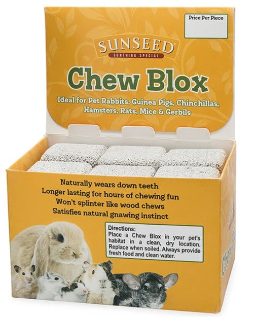 12 count Sunseed Chew Blox for Small Animals