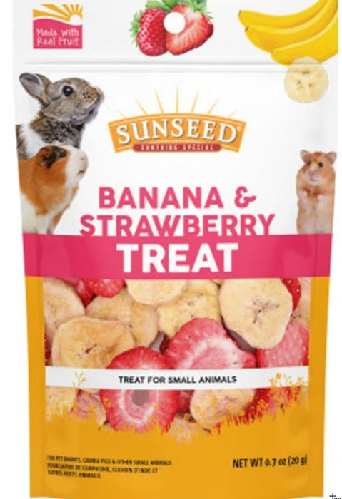 0.7 oz Sunseed Banana and Strawberry Small Animal Treat