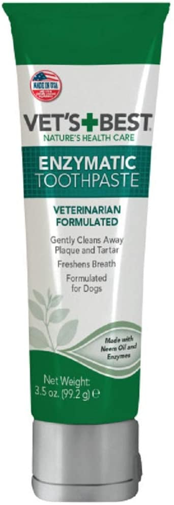 3.5 oz Vets Best Dental Gel Toothpaste for Dogs