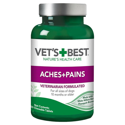 50 count Vets Best Aches + Pains Dog Supplement